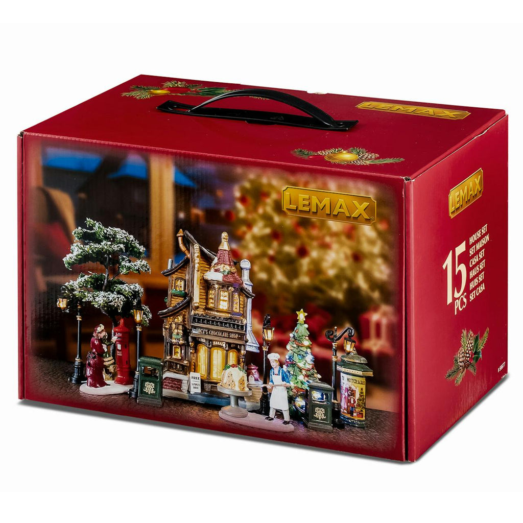 LEMAX 2025 <br> Caddington Village <br> Lucy's Chocolate Shop Set