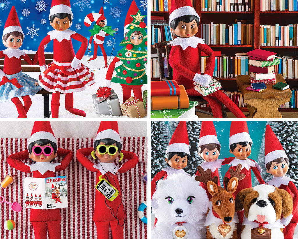 Elf on the Shelf <br> Elf on the Shelf 4 Puzzle Pack <br> 100 Piece Puzzles