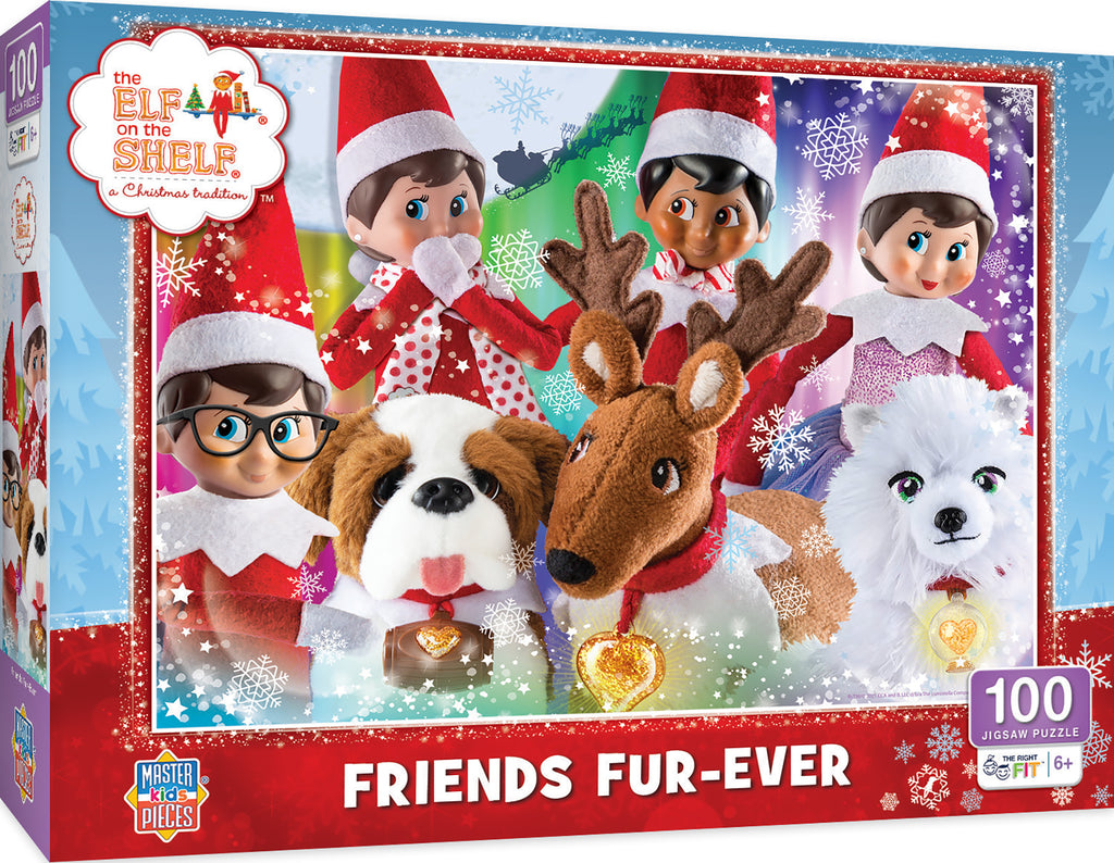 Elf on the Shelf <br> Fur Ever Friends <br> 100 Piece Puzzle