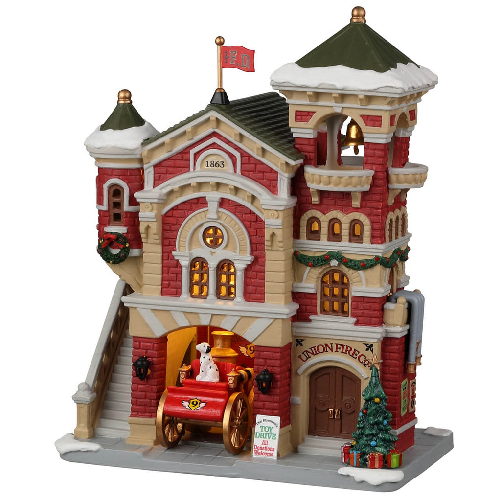 LEMAX 2025 PRE-ORDER <br> 2025 Lemax Collectors Kit <br> Fire Station Scene - $119
