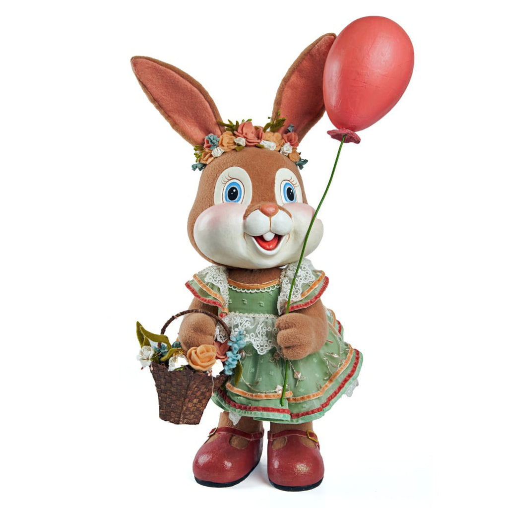 SALE - 10% OFF <br> Katherine's Collection <br> Easter <br> Blossom the Bunny with Balloon (60cm)