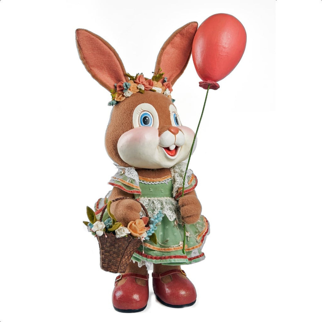 SALE - 10% OFF <br> Katherine's Collection <br> Easter <br> Blossom the Bunny with Balloon (60cm)