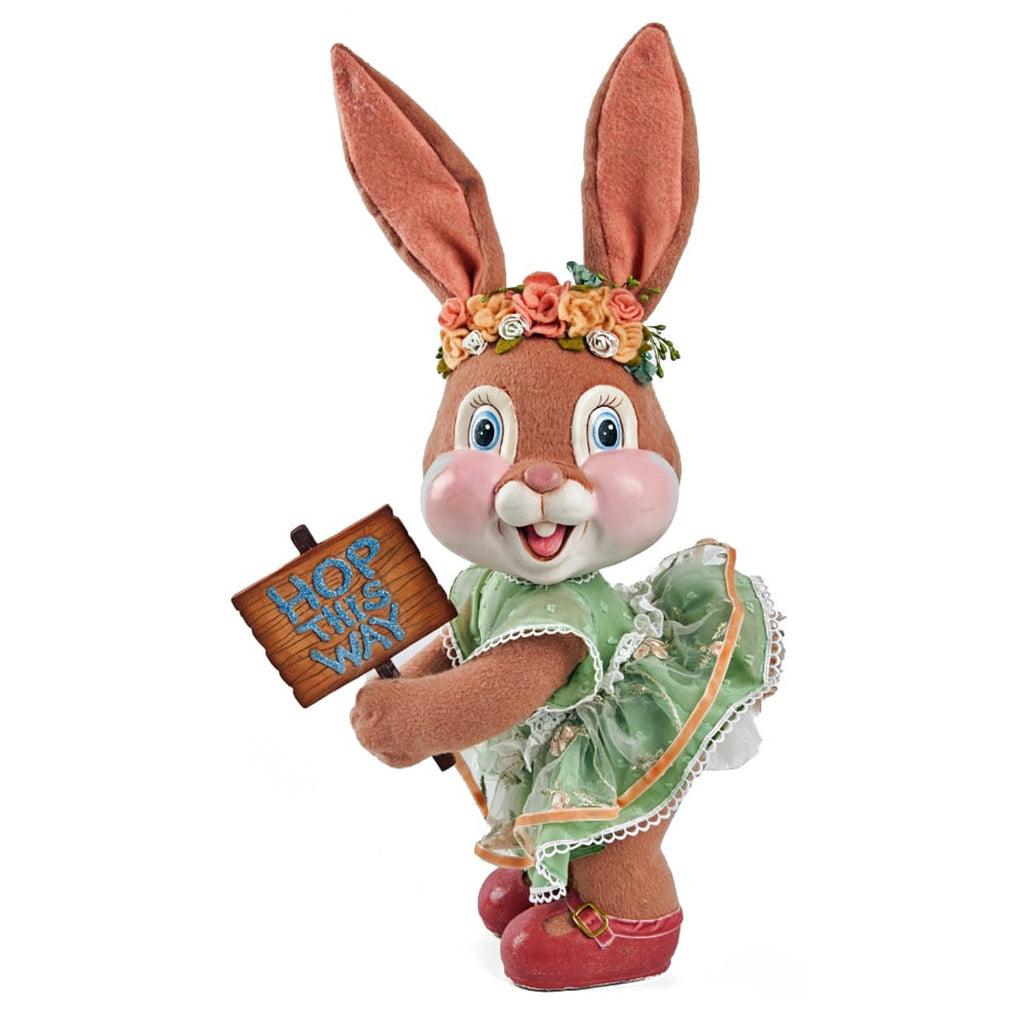 SALE - 10% OFF <br> Katherine's Collection <br> Easter <br> 'Hop This Way' Bunny (51cm)