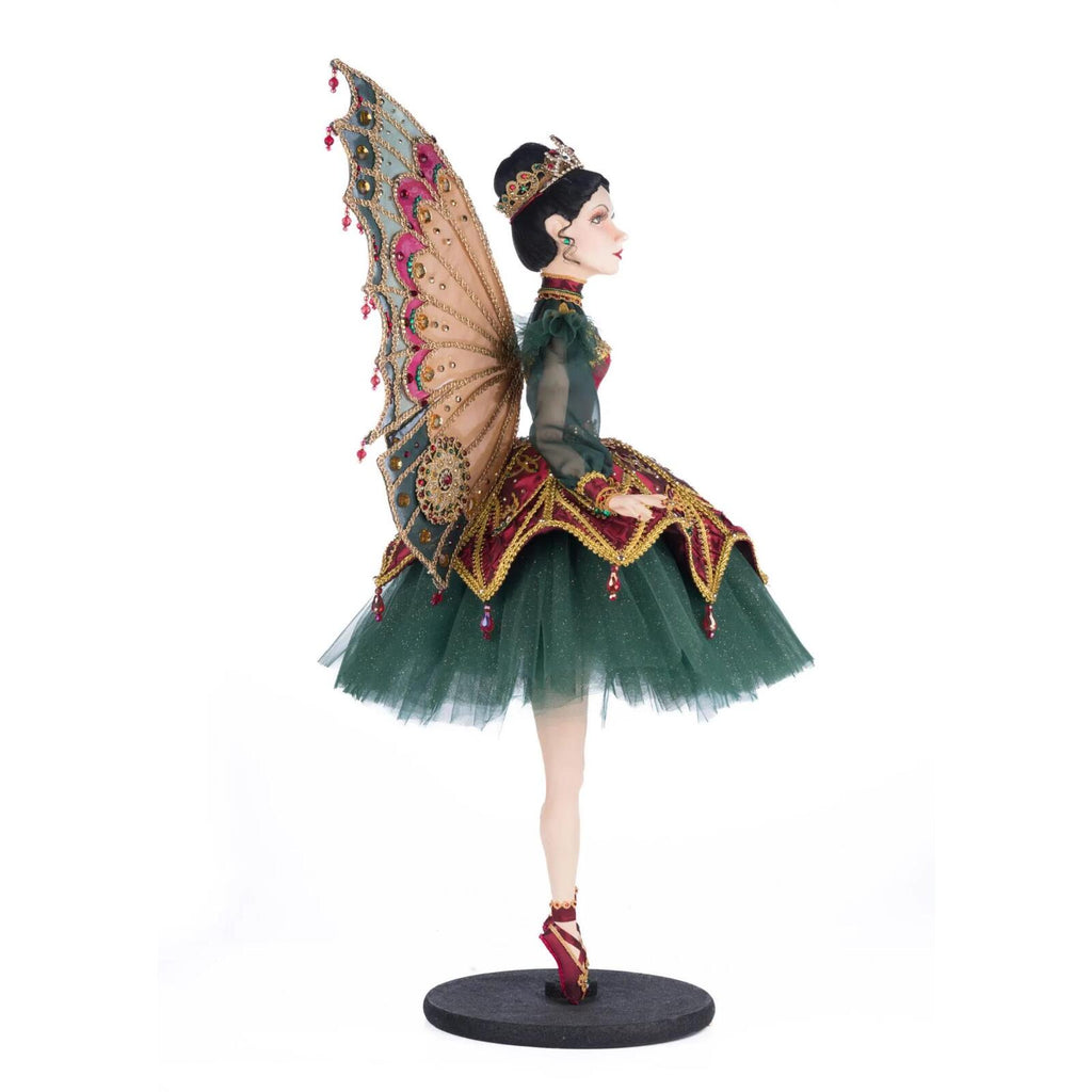 PRE-ORDER 2024 <br> Katherine's Collection <br> Christmas Castle <br> Belle Noelle Standing Fairy Ballerina (74cm) - $949