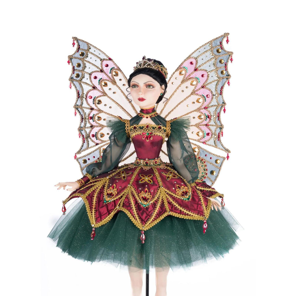 PRE-ORDER 2024 <br> Katherine's Collection <br> Christmas Castle <br> Belle Noelle Standing Fairy Ballerina (74cm) - $949