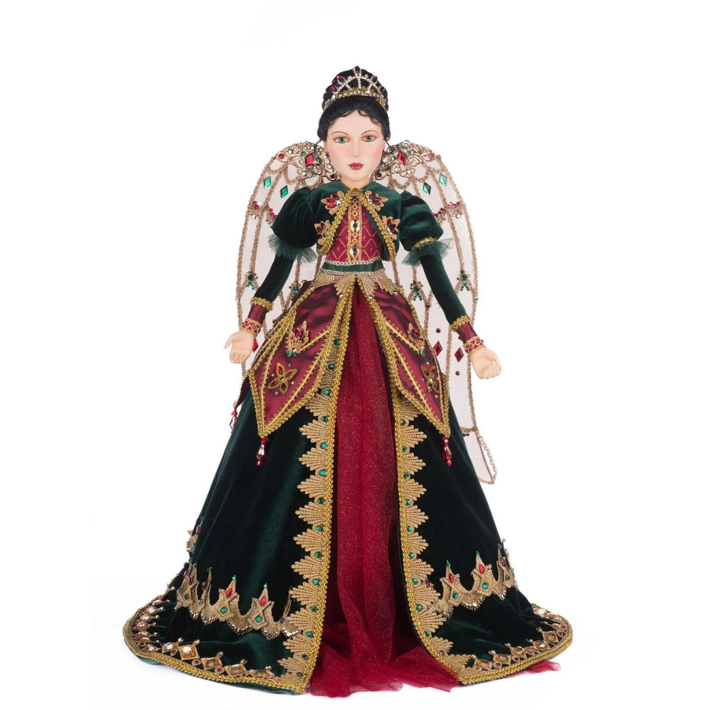 PRE-ORDER 2024 <br> Katherine's Collection <br> Christmas Castle <br> Belle Noelle Tree Top Angel (74cm) - $749