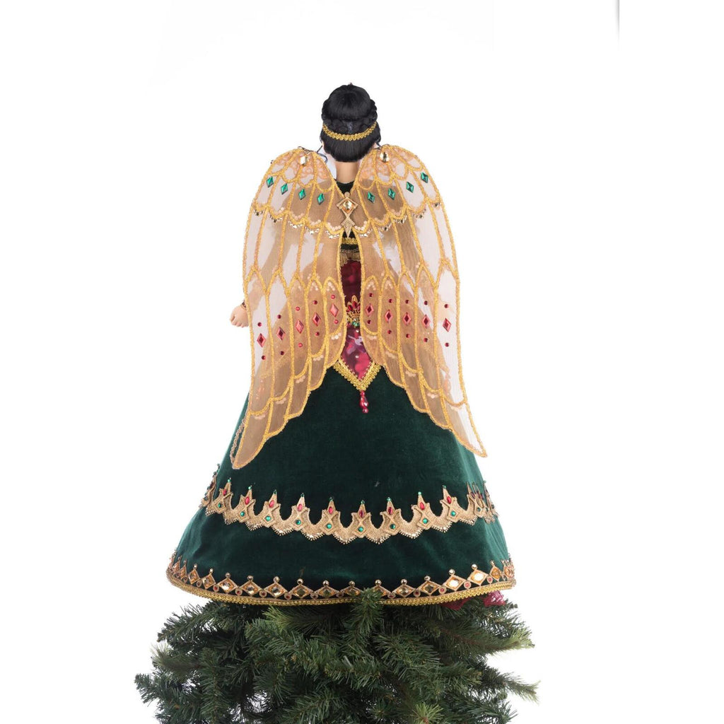 PRE-ORDER 2024 <br> Katherine's Collection <br> Christmas Castle <br> Belle Noelle Tree Top Angel (74cm) - $749