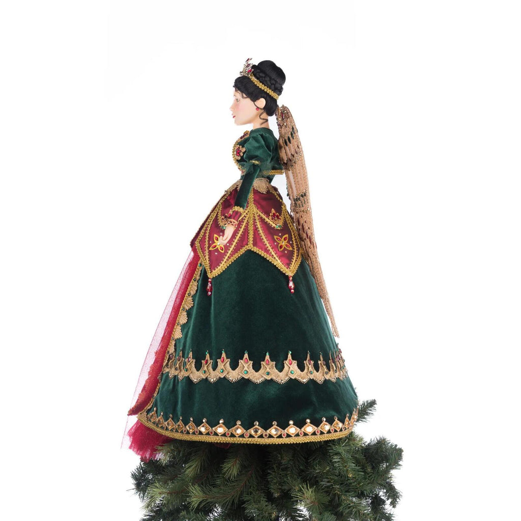 PRE-ORDER 2024 <br> Katherine's Collection <br> Christmas Castle <br> Belle Noelle Tree Top Angel (74cm) - $749