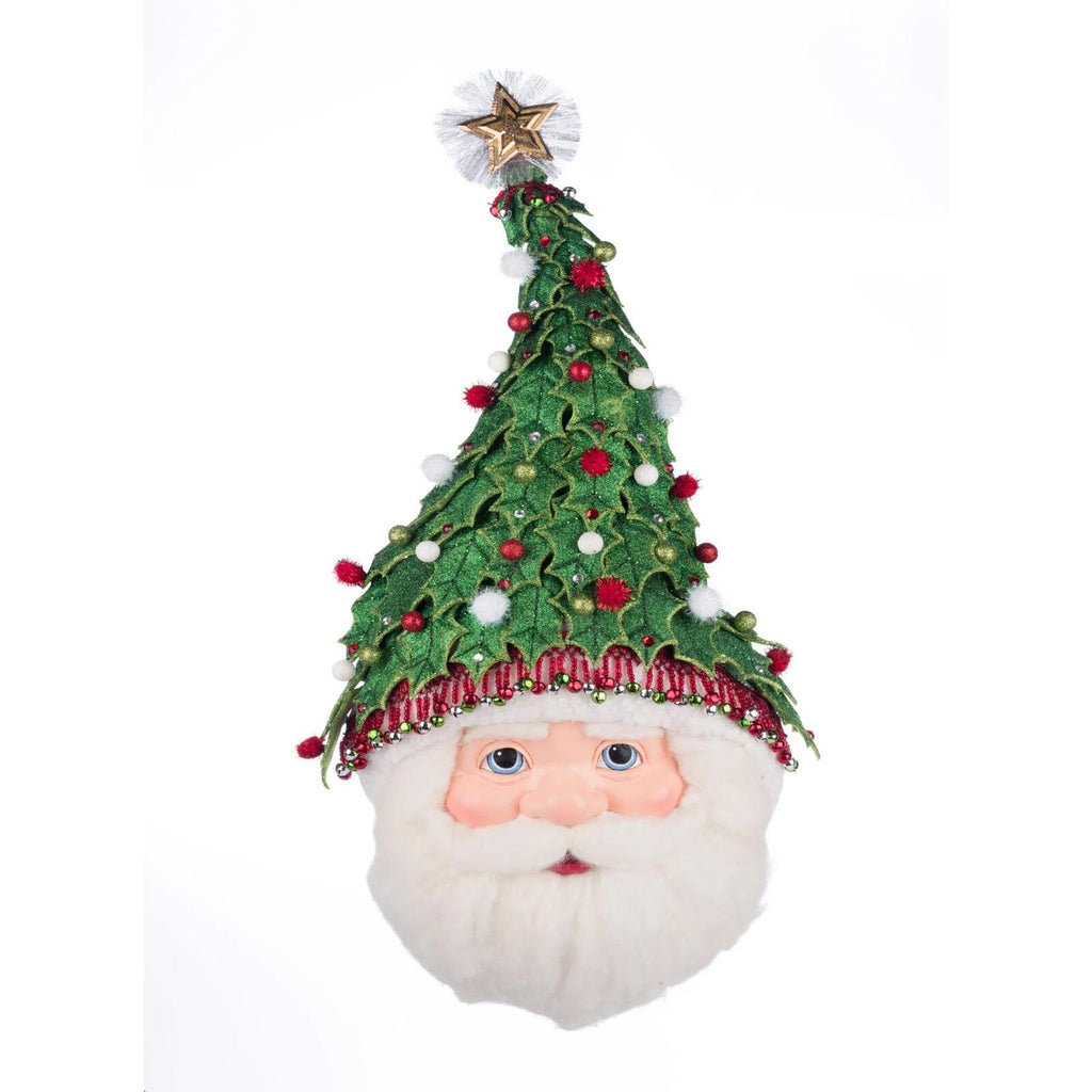 PRE-ORDER 2024 <br> Katherine's Collection <br> Village of Holly Woods <br> Santa Wall Mask (76cm) - $499