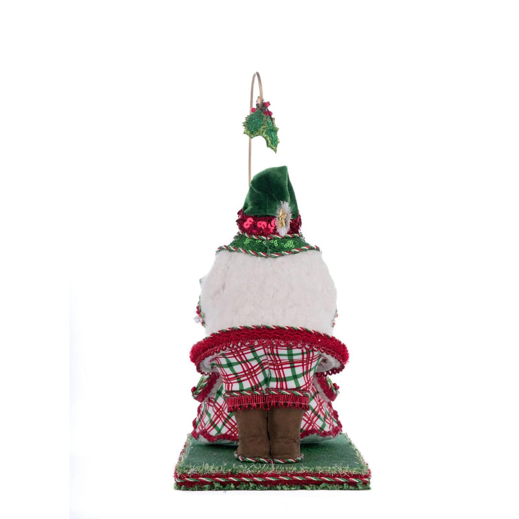 PRE-ORDER 2024 <br> Katherine's Collection <br> Village of Holly Woods <br> Mr & Mrs Claus Under The Mistletoe (37cm) - $399