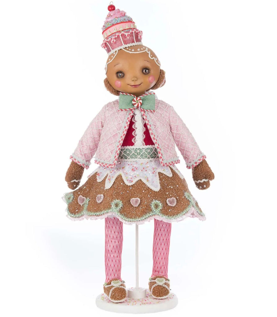 PRE-ORDER 2025 (CLOSES 2nd March) <br> Katherine's Collection <br> Sweet Delights <br> Gingy Snap Doll (73cm) - $699