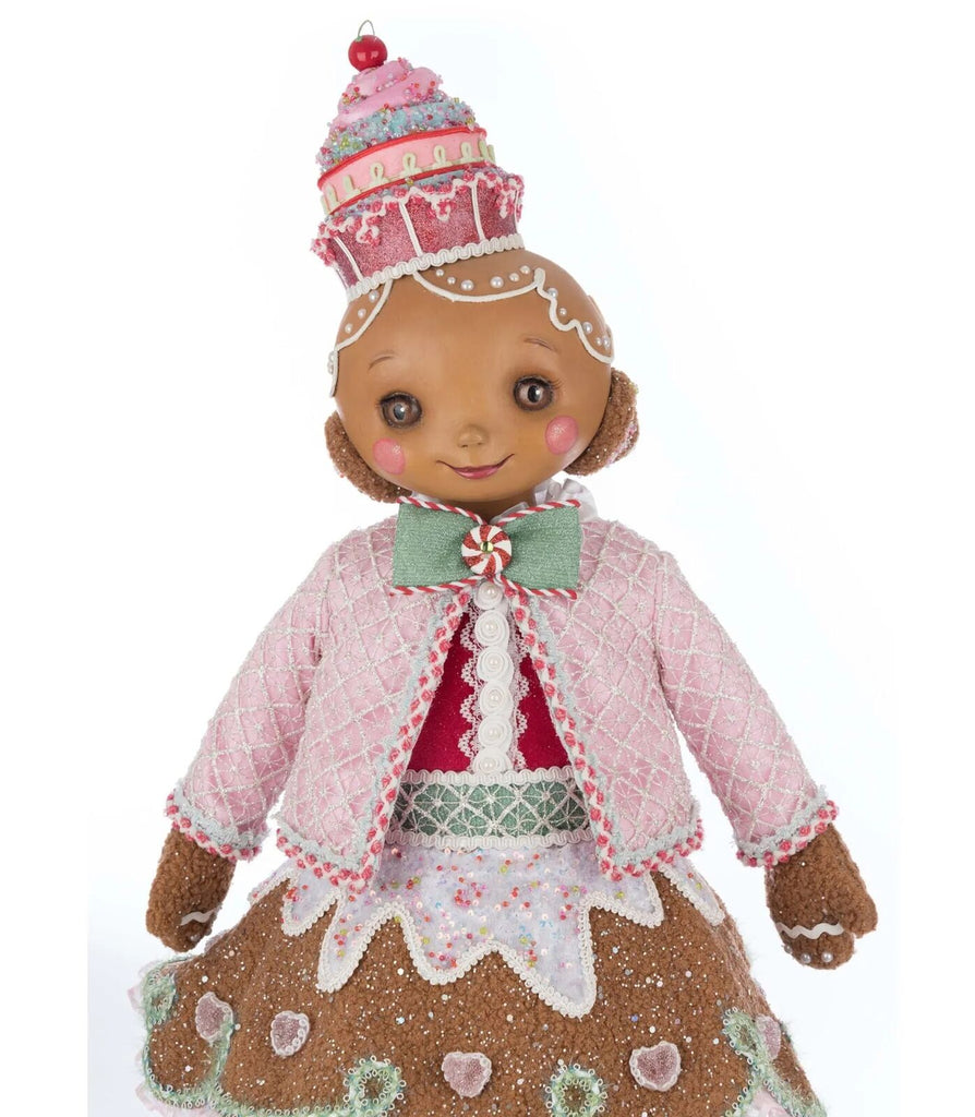 PRE-ORDER 2025 (CLOSES 2nd March) <br> Katherine's Collection <br> Sweet Delights <br> Gingy Snap Doll (73cm) - $699