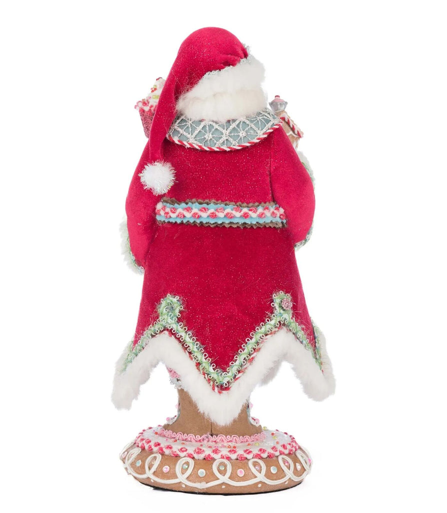 PRE-ORDER 2025 (CLOSES 2nd March) <br> Katherine's Collection <br> Sweet Delights <br> Kris Kringleberry Santa Tabletop (33cm) - $349