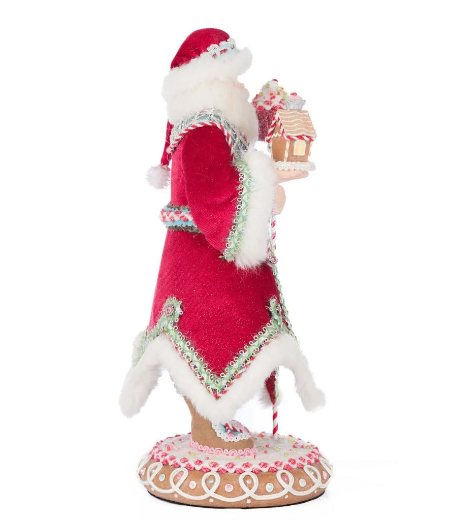 PRE-ORDER 2025 (CLOSES 2nd March) <br> Katherine's Collection <br> Sweet Delights <br> Kris Kringleberry Santa Tabletop (33cm) - $349