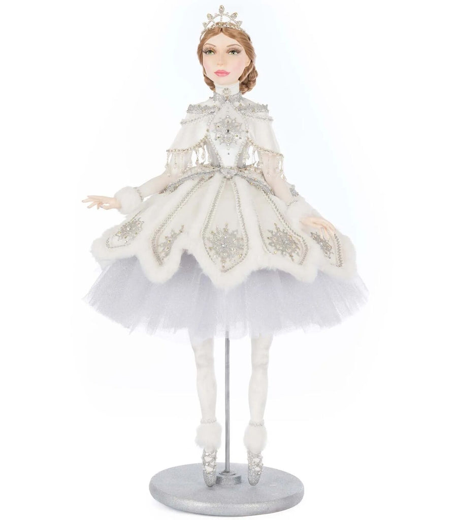 PRE-ORDER 2025 (CLOSES 9th March) <br> Katherine's Collection <br> Bells of Brilliance <br> Selena Silver Ballerina Doll (71cm) - $899