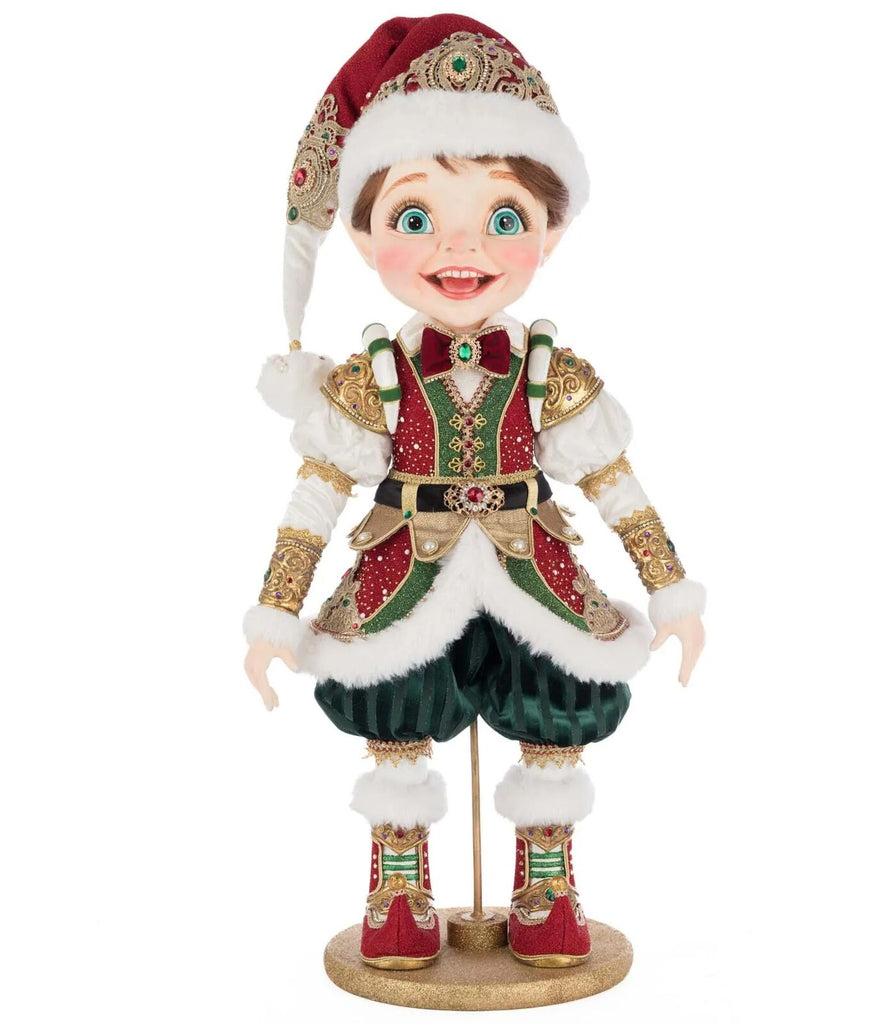 PRE-ORDER 2025 (CLOSES 2nd March) <br> Katherine's Collection <br> Christmas Ball <br> William Wintersnap Doll (67cm) - $799