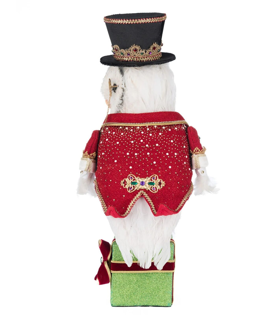 PRE-ORDER 2025 (CLOSES 2nd March) <br> Katherine's Collection <br> Christmas Ball <br> Owl Tabletop (49cm) - $449