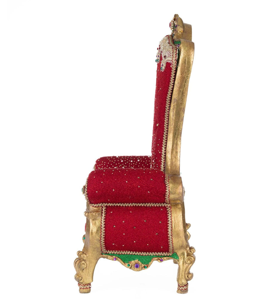 PRE-ORDER 2025 (CLOSES 2nd March) <br> Katherine's Collection <br> Christmas Ball <br> Santa's Throne (48cm) - $469