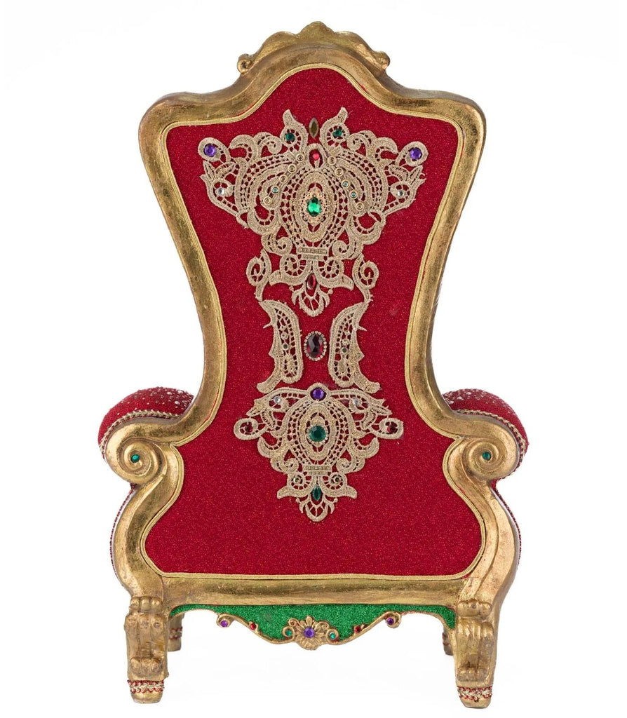 PRE-ORDER 2025 (CLOSES 2nd March) <br> Katherine's Collection <br> Christmas Ball <br> Santa's Throne (48cm) - $469