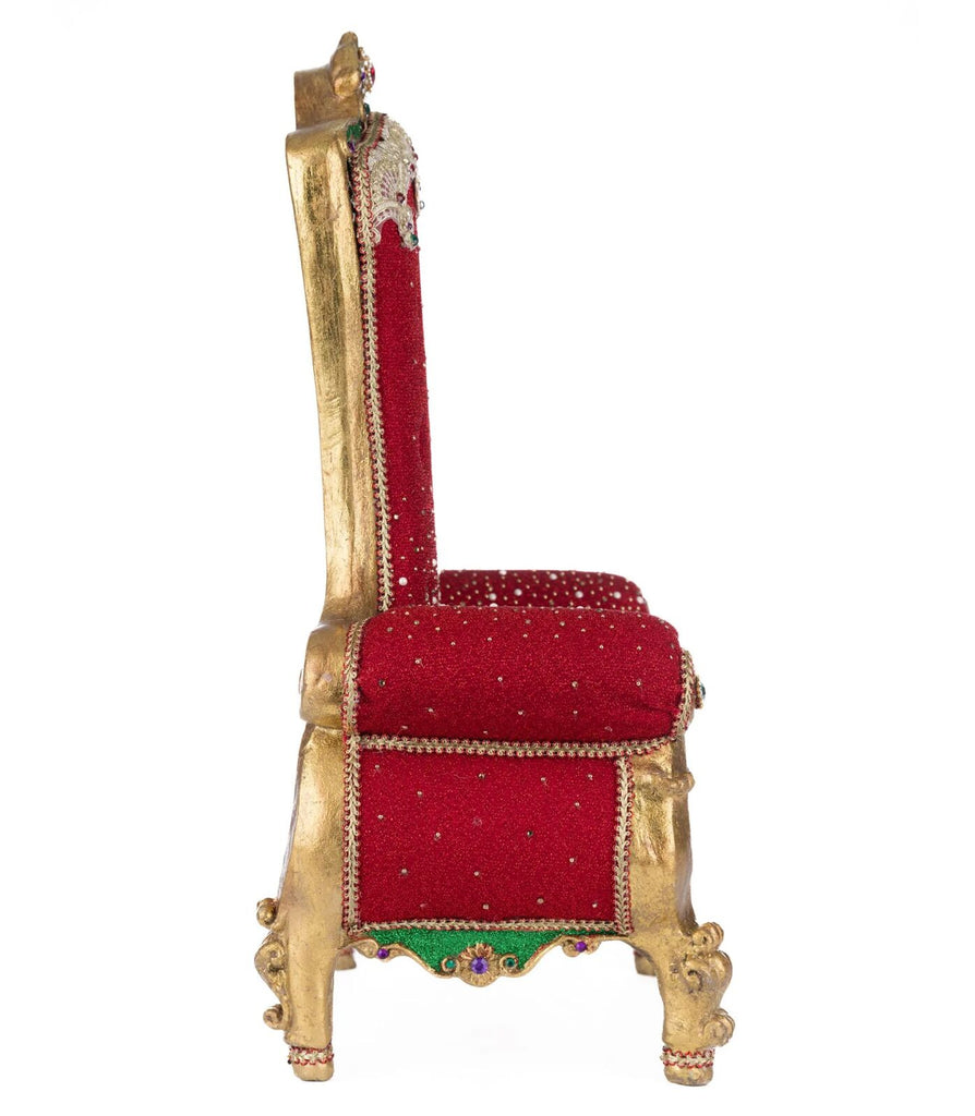 PRE-ORDER 2025 (CLOSES 2nd March) <br> Katherine's Collection <br> Christmas Ball <br> Santa's Throne (48cm) - $469