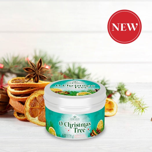 SCENTSICLES <br> Candle Tin <br> O Christmas Tree