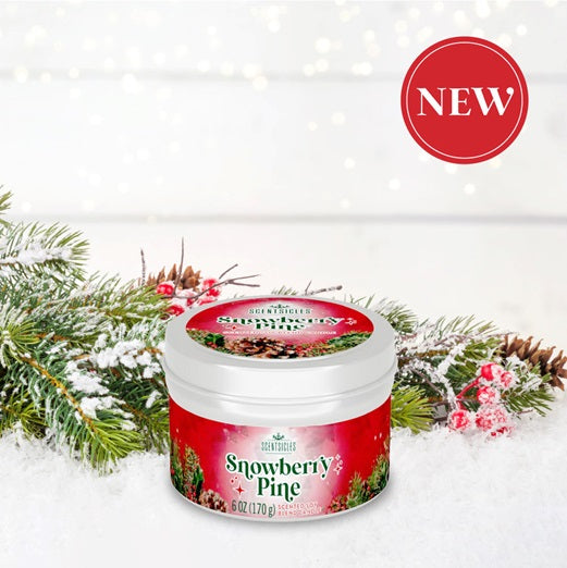 SCENTSICLES <br> Candle Tin <br> Snowberry Pine