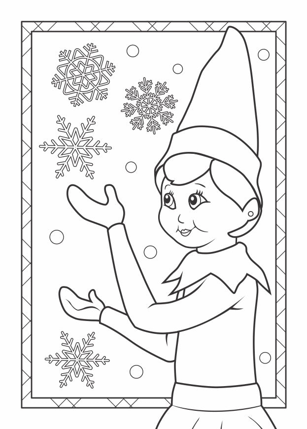 Elf on the Shelf <br> Jumbo Colouring Book