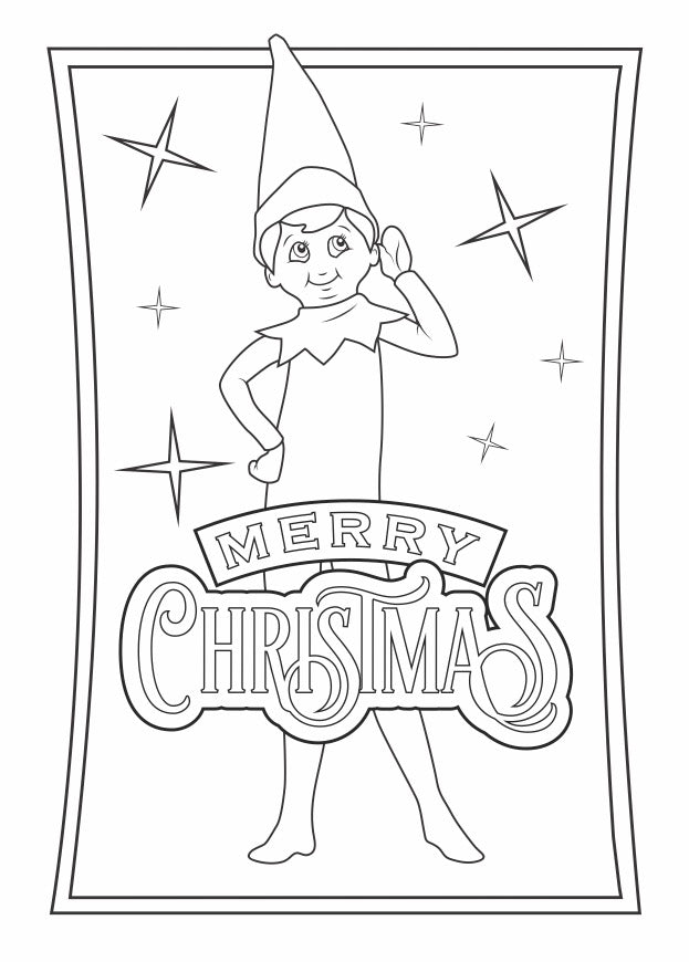 Elf on the Shelf <br> Jumbo Colouring Book