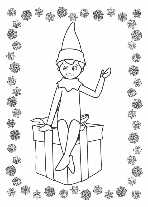 Elf on the Shelf <br> Jumbo Colouring Book