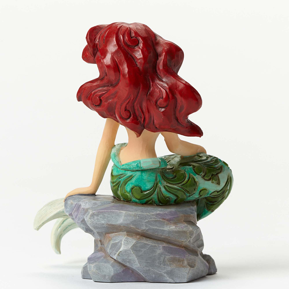 DISNEY TRADITIONS <br> Ariel on Rock Personality Pose <br> "A Splash of Fun"