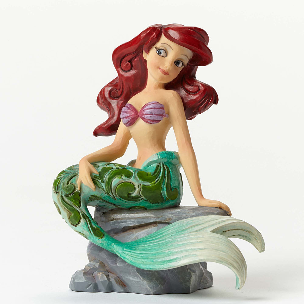 DISNEY TRADITIONS <br> Ariel on Rock Personality Pose <br> "A Splash of Fun"