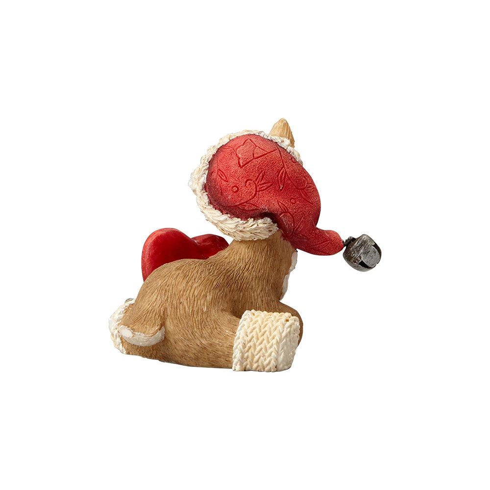 The Heart of Christmas <br> Reindeer With Santa Hat