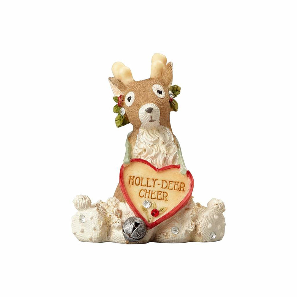 Heart of Christmas <br> Reindeer With Holly
