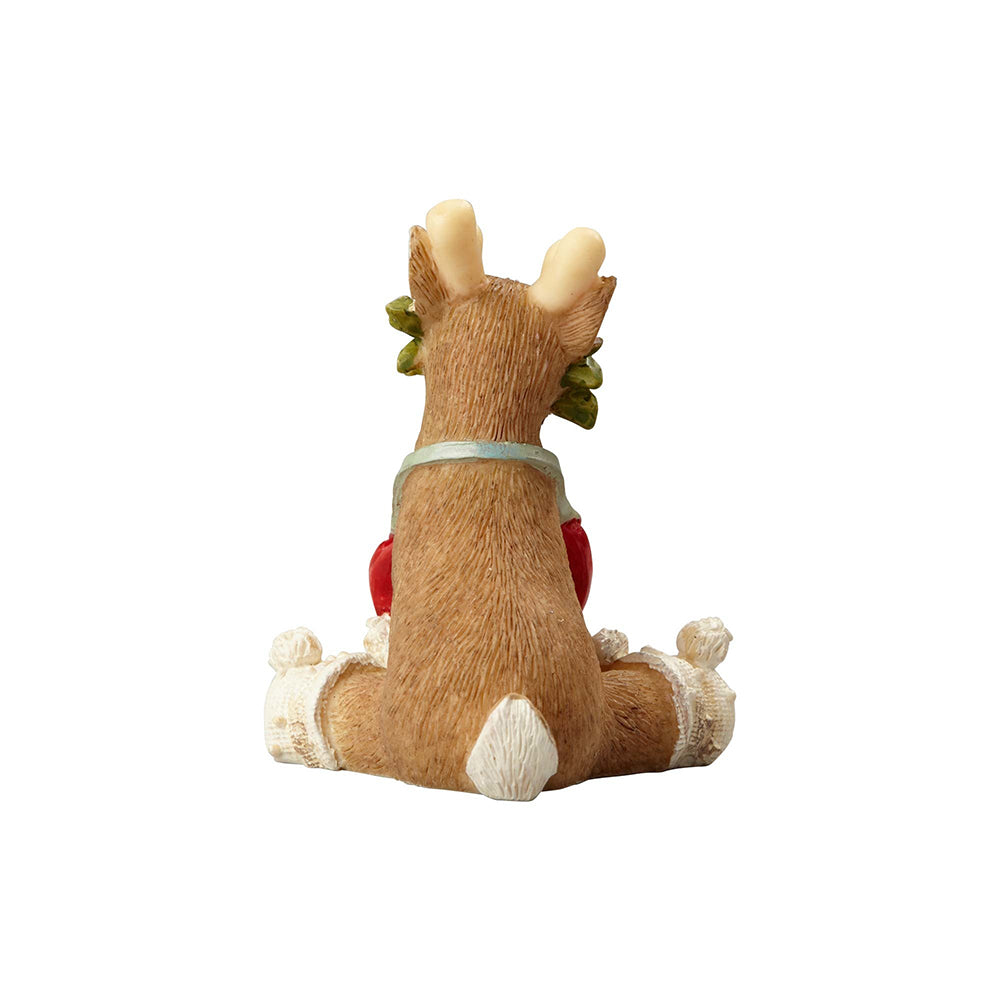 Heart of Christmas <br> Reindeer With Holly