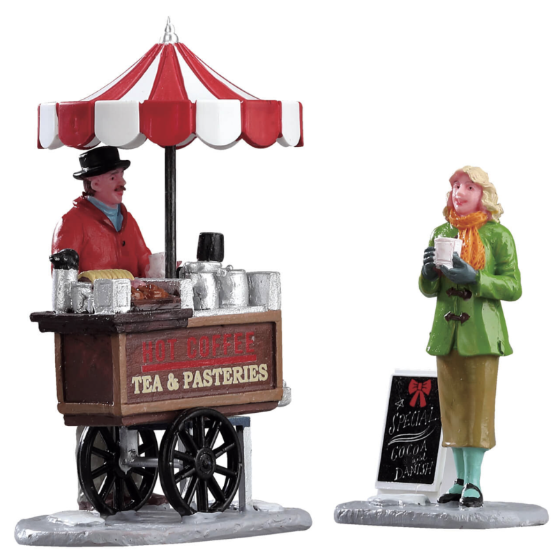 Lemax Figurine <br> Winter Refreshments Set Of 2