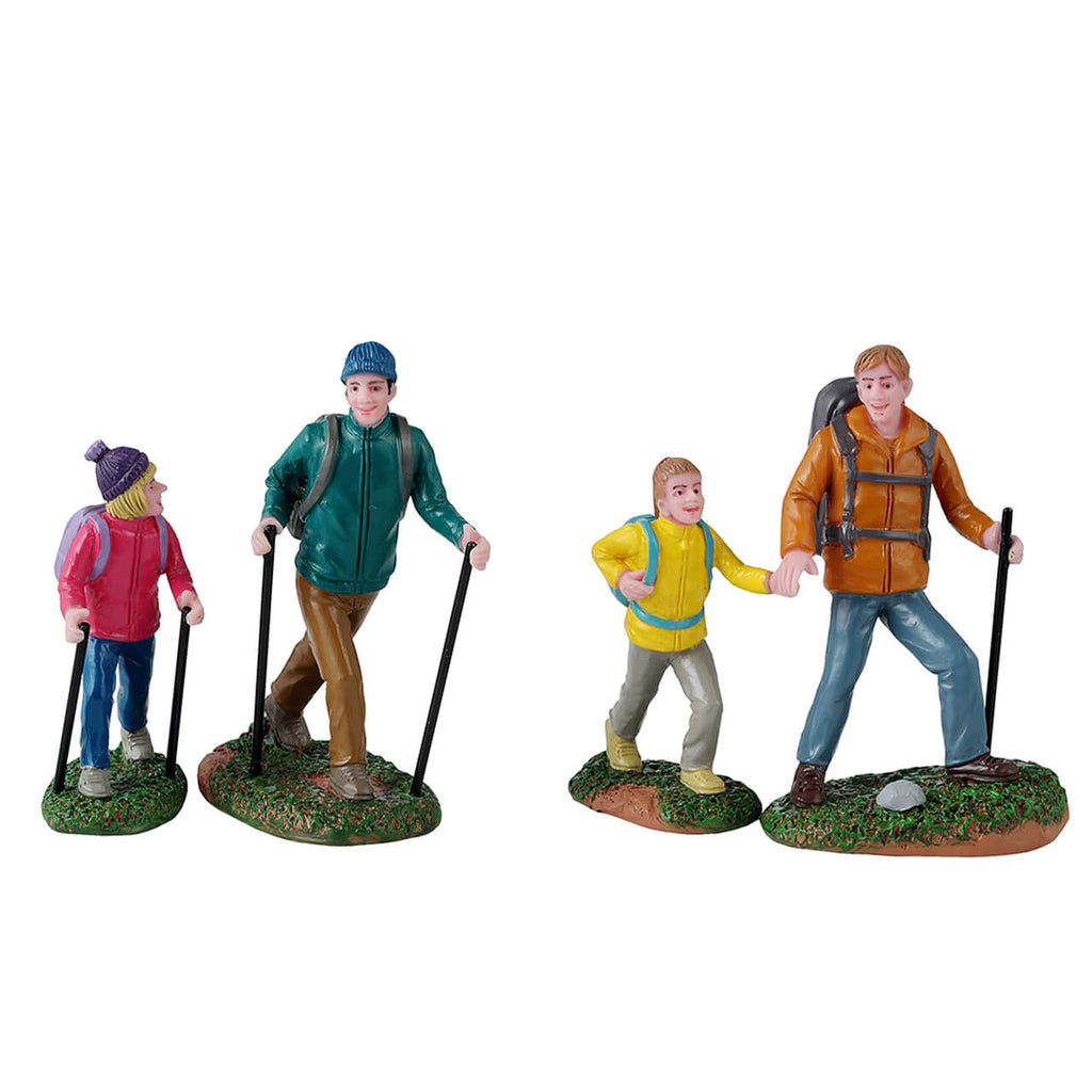 LEMAX 2024 <br> Figurine <br> Father and Daughter Hikers