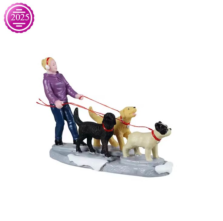 LEMAX 2025 PRE-ORDER <br> Figurine <br> Dog Walker