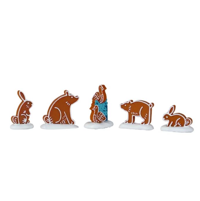 LEMAX 2025 PRE-ORDER <br> Sugar N Spice <br> Figurine <br> Gingerbread Animals