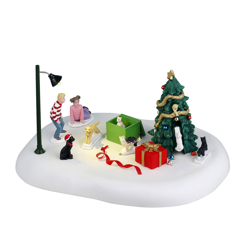 LEMAX 2024 <br> Table Piece <br> Christmas Cats