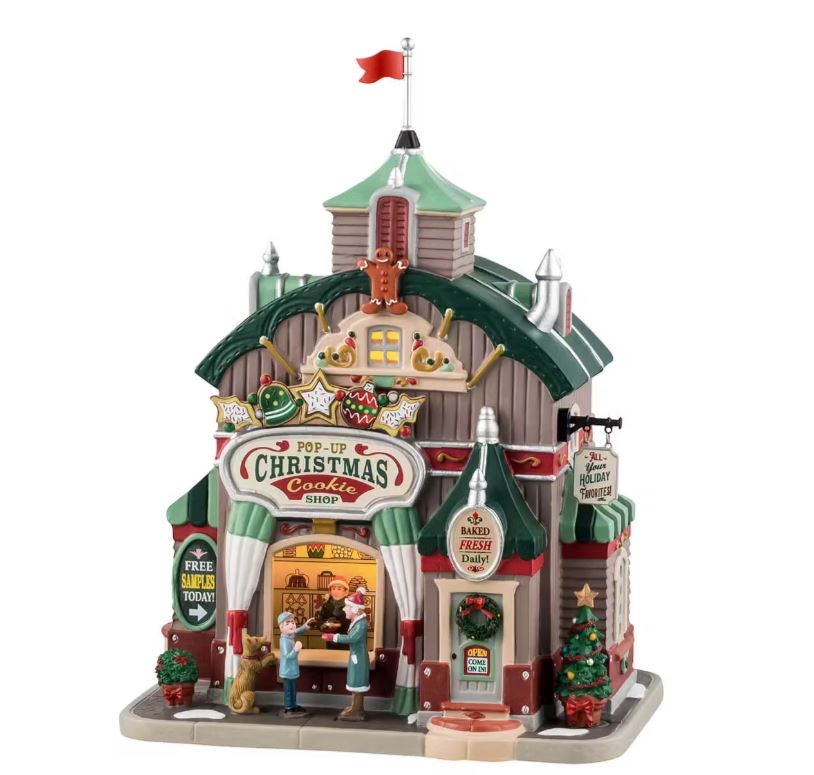 LEMAX 2025 PRE-ORDER <br> Caddington Village <br> Pop-Up Christmas Cookie Shop - $119.95