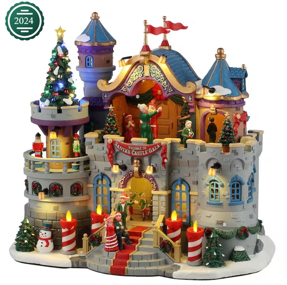 LEMAX PRE-ORDER <br> Sights & Sounds <br> Santa's Castle Gala