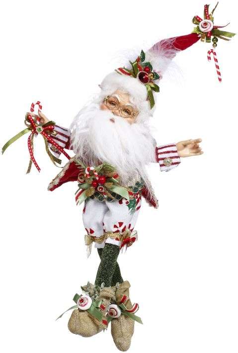 Mark Roberts <BR> Candy Cane North Pole Elf <br> Small (33cm)