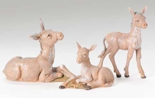 FONTANINI 5" <br> Donkey Family (Set of 3)