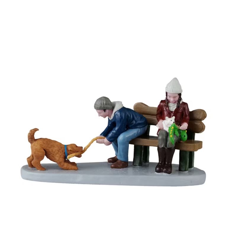 LEMAX 2025 PRE-ORDER <br> Figurine <br> Playful Pups