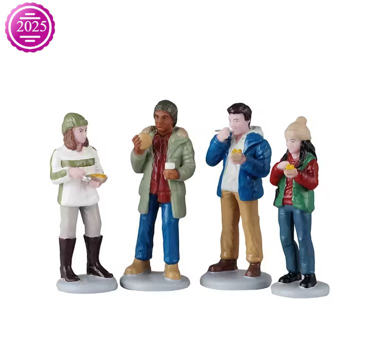 LEMAX 2025 PRE-ORDER <br> Figurine <br>  Food Truck Patrons