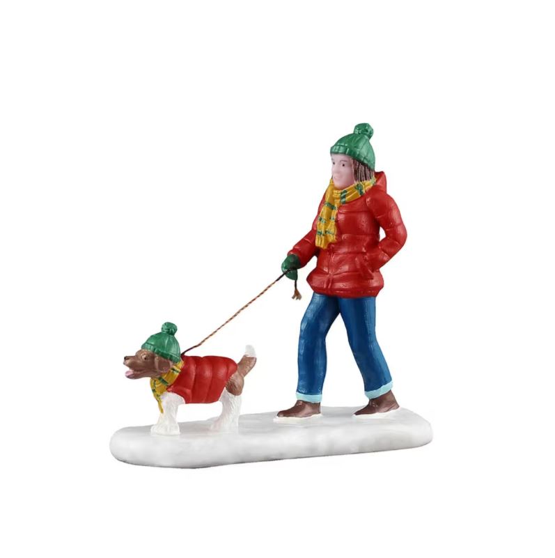 LEMAX 2025 PRE-ORDER <br> Vail Village Figurine <br> A Snowy Walk