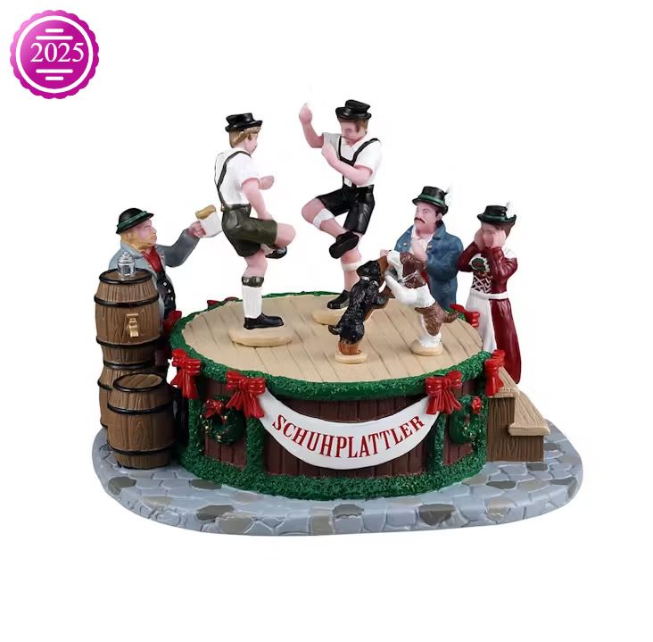 LEMAX 2025 PRE-ORDER <br> Table Pieces <br> Leapin' Lederhosen - $69.95