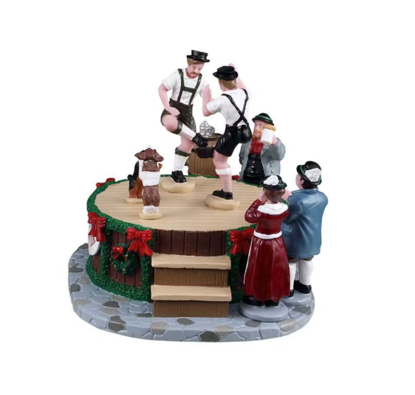 LEMAX 2025 PRE-ORDER <br> Table Pieces <br> Leapin' Lederhosen - $69.95