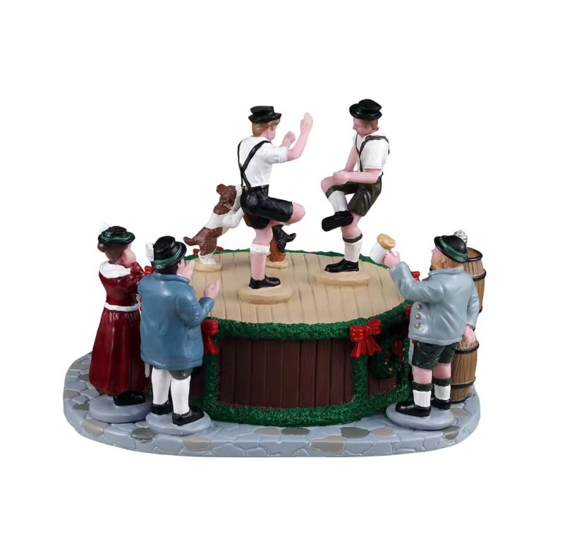 LEMAX 2025 PRE-ORDER <br> Table Pieces <br> Leapin' Lederhosen - $69.95