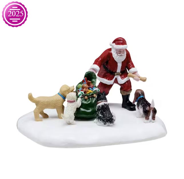 LEMAX 2025 PRE-ORDER <br> Table Pieces <br> Dog Park Christmas - $36.95